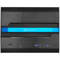 SilverStone Sugo SG12, Desktop, PC, Schwarz, micro ATX,...