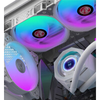 RAIJINTEK Cyclops 360, All-in-One-Flüssigkeitskühler, 12 cm, 800 RPM, 2200 RPM, 33 dB, 67,38 cfm