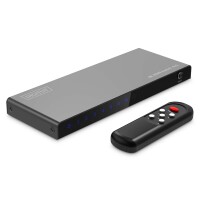 DIGITUS - DS-55334 - 5x1 HDMI Switch, 8K/60Hz