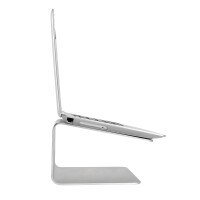 LogiLink AA0104, Notebook-Ständer, Silber, 27,9 cm (11 Zoll), 43,2 cm (17 Zoll), Aluminium, 360°