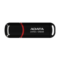 ADATA UV150, 256 GB, USB Typ-A, 3.2 Gen 1 (3.1 Gen 1), 100 MB/s, Kappe, Schwarz