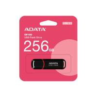 ADATA UV150, 256 GB, USB Typ-A, 3.2 Gen 1 (3.1 Gen 1), 100 MB/s, Kappe, Schwarz