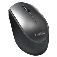 LogiLink ID0160 - Beidhändig - Optisch - RF Wireless - 1200 DPI - Schwarz