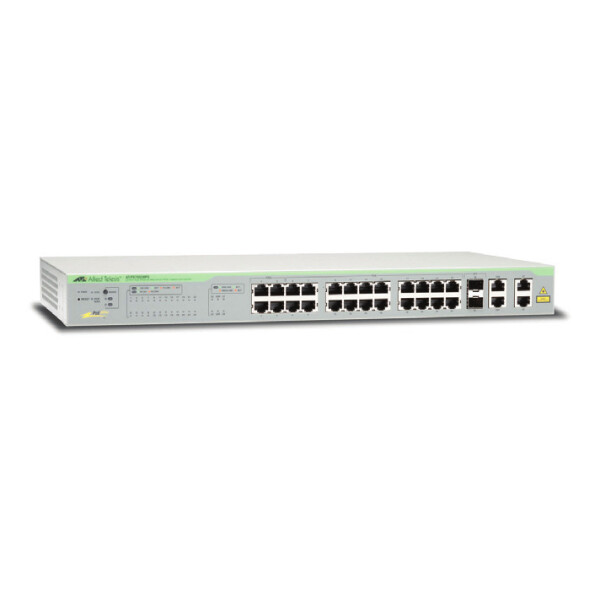 Allied Telesis AT-FS750/28PS-50, Managed, Fast Ethernet (10/100), Power over Ethernet (PoE), Rack-Einbau, 1U