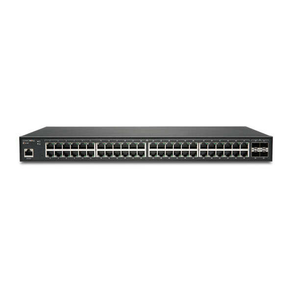 SonicWALL SWS14-48, Managed, L2, Gigabit Ethernet (10/100/1000), Rack-Einbau, 1U