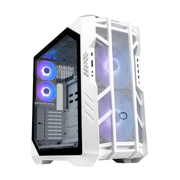 Cooler Master HAF 700 White, Full Tower, PC, Weiß, ATX, EATX, micro ATX, Mini-ITX, SSI CEB, SSI EEB, Netz, Kunststoff, Stahl, Gehärtetes Glas, Gaming