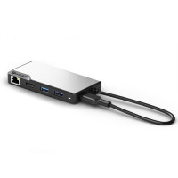 Alogic UCFUPRGEV2-SGR - USB 3.2 Gen 1 (3.1 Gen 1) Type-C - 100 W - 100,1000 Mbit/s - Schwarz - Grau - 60 Hz - HDMI - RJ-45 - USB 3.2 Gen 1 (3.1 Gen 1) Type-A - USB 3.2 Gen 1 (3.1 Gen 1) Type-C
