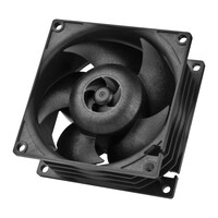 Arctic S8038-10K - 80 mm Server-Lüfter - Ventilator - 8 cm - 102 cfm - 173,3 m³/h - Schwarz