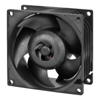 Arctic S8038-10K - 80 mm Server-Lüfter - Ventilator - 8 cm - 102 cfm - 173,3 m³/h - Schwarz