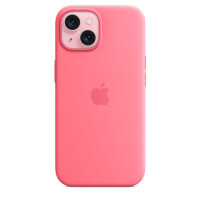 Apple iPhone 15 Silikon Case mit MagSafe – Pink,...