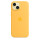 Apple iPhone 15 Silikon Case mit MagSafe – Warmgelb, Cover, Apple, iPhone 15, 15,5 cm (6.1"), Orange