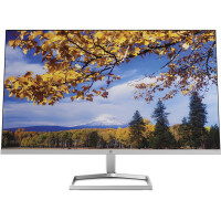 HP M27f FHD Monitor, 68,6 cm (27"), 1920 x 1080 Pixel, Full HD, LCD, 5 ms, Schwarz, Silber