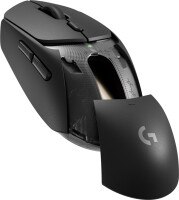 Logitech G G309, rechts, Optisch, RF Wireless + Bluetooth, 2560 DPI, 400 fps, Schwarz