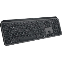 Logitech MX Keys S, Kabellos, RF Wireless + Bluetooth, Scherenschalter, QWERTZ, LED, Graphit