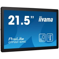 Iiyama 21.5" OTF2216MC-B1 16 Touch HDMI+DP+USB - Flachbildschirm (TFT/LCD) - 55,9 cm