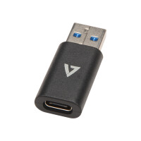 V7 V7USB3AC, USB A, USB C, Schwarz