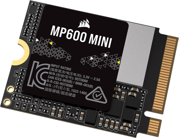 Corsair MP600 Mini - SSD - 2 TB - intern - M.2 2230 - PCIe 4.0 x4 (NVMe)
