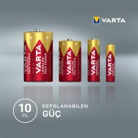 Varta -4703/4B - Einwegbatterie - AAA - Alkali - 1,5 V - 4 Stück(e) - Gold - Rot