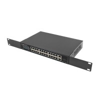 Lanberg RSGE-24P-2GE-2S-250 - Unmanaged - Rack-Einbau