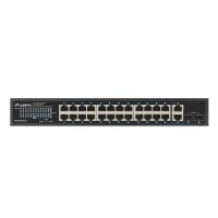 Lanberg RSGE-24P-2GE-2S-250 - Unmanaged - Rack-Einbau