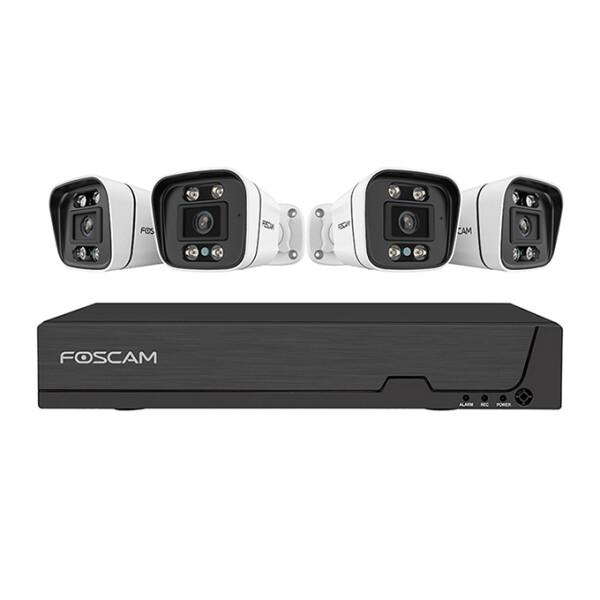 Foscam FNA108E-B4-2T, Kabelgebunden, Box, RJ-45, Drinnen/Draußen, 6x, 90,1°