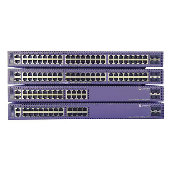 Extreme Networks X450-G2-24P-10GE4-BASE, Managed, L2/L3, Gigabit Ethernet (10/100/1000), Power over Ethernet (PoE), Rack-Einbau, 1U