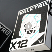 Valkyrie VK-FANX12FW, Ventilator, 80 cfm, Schwarz