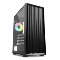 Sharkoon Gehäuse VK3 RGB ATX 1xGlas schwarz - Tower - ATX