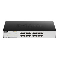 D-Link GO-SW-16G, Unmanaged, Gigabit Ethernet...