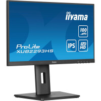 Iiyama ProLite XUB2293HS-B6, 54,6 cm (21.5"), 1920 x 1080 Pixel, Full HD, LED, 1 ms, Schwarz