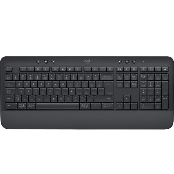 Logitech 920-010949 - Volle Größe (100%) - Kabellos - Bluetooth - Membran Key Switch - QWERTZ - Graphit