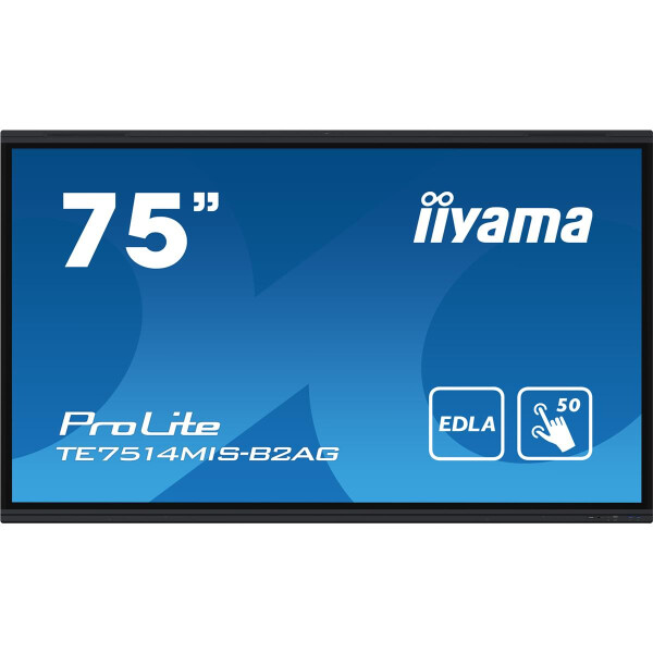 Iiyama PROLITE TE7514MIS-B2AG, Digital Signage Flachbildschirm, 190,5 cm (75"), LCD, 3840 x 2160 Pixel, WLAN, 24/7