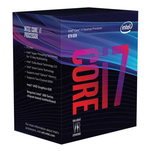 Intel Core i7-8700T, Intel® Core™ i7, LGA 1151 (Socket H4), 14 nm, Intel, i7-8700T, 2,4 GHz