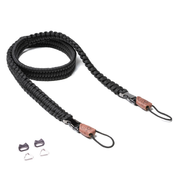 C-ROPE Kameragurt Traveler aus Paracord Silent Black retail