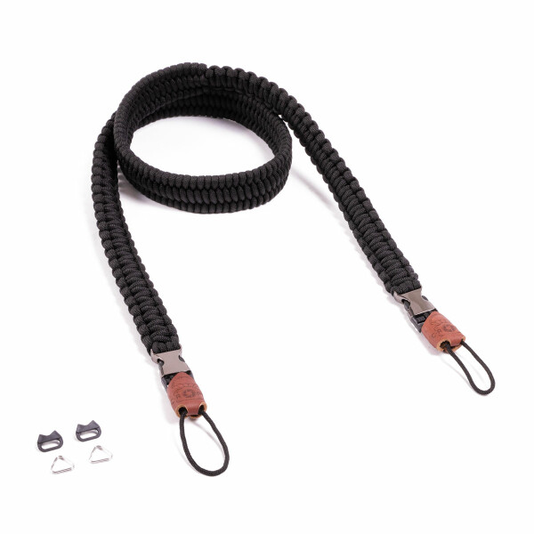 C-ROPE Kameragurt Traveler aus Paracord Silent Black retail