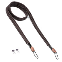 C-ROPE Kameragurt Traveler aus Paracord Dark Coffee retail