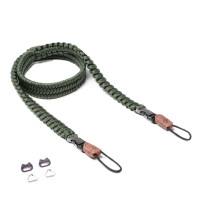 C-ROPE Kameragurt Traveler aus Paracord Military Olive...