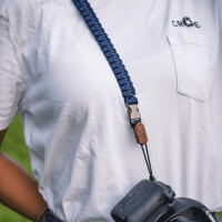 C-ROPE Kameragurt Traveler aus Paracord Navy Blue retail