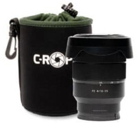 C-ROPE Objektivbeutel V2 Schwarz Variation M 14x11cm retail