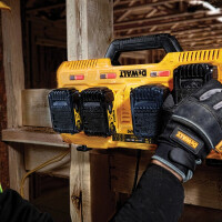 DEWALT DCB104-QW, Ladegerät, Lithium-Ion (Li-Ion), 12 Ah, DeWalt, Gelb, 8 A