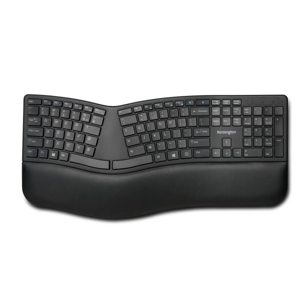Kensington Pro Fit Ergo - Volle Größe (100%) - Kabellos - RF Wireless + Bluetooth - QWERTY - Schwarz