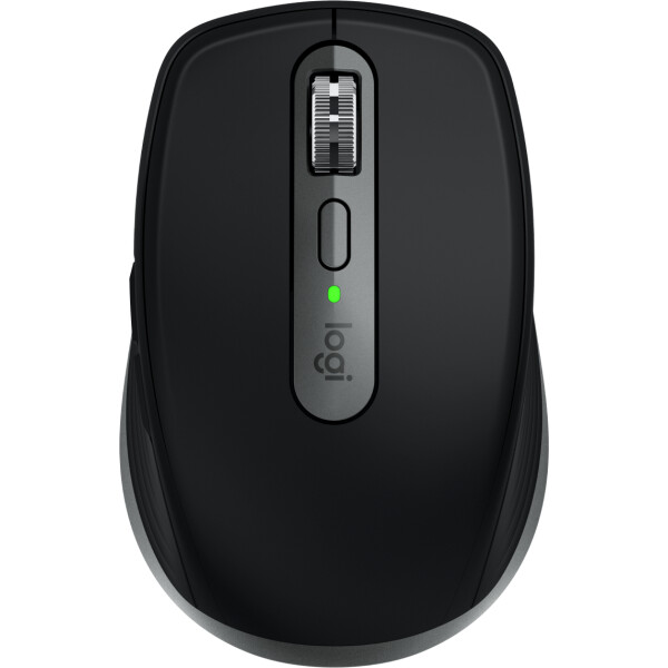 Logitech MX Anywhere 3S for Mac, rechts, Laser, RF Wireless + Bluetooth, 8000 DPI, Schwarz, Graphit