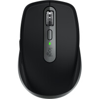 Logitech MX Anywhere 3S for Mac, rechts, Laser, RF Wireless + Bluetooth, 8000 DPI, Schwarz, Graphit