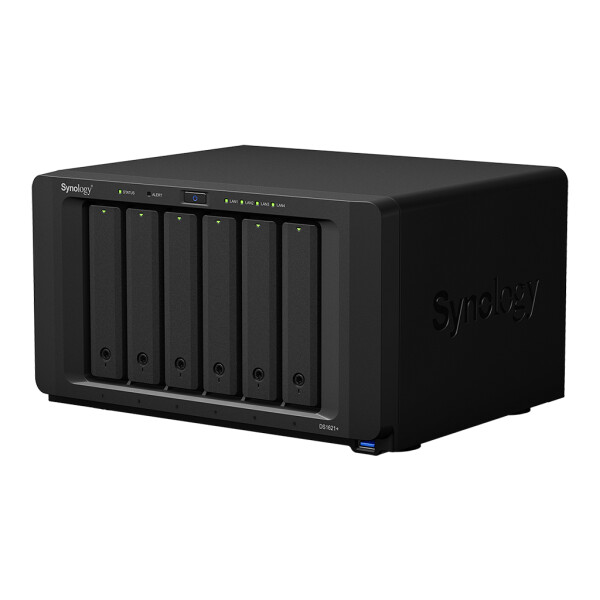 Synology DiskStation DS1621+, NAS, Desktop, Ryzen Embedded, V1500B, 4 GB, DDR4