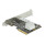 Delock PCI Express x4 Karte zu 1 x SFP+ Slot 10 Gigabit LAN, PCIe, PCIe, SFP+, Niedriges Profil, PCIe 3.0, Grau, PC