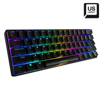 Sharkoon SKILLER SGK50 S4, Kabelgebunden, USB, Mechanischer Switch, QWERTY, LED, Schwarz