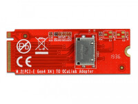Delock M.2 Key M zu 1 x OCuLink SFF-8612 Konverter - M.2...