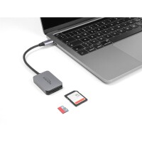 Delock USB Type-C Card im Alu um Gehuse für SD oae....
