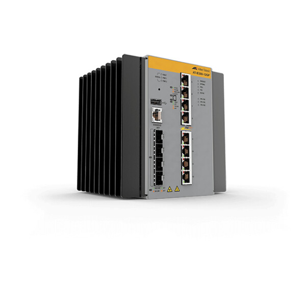 Allied Telesis AT-IE300-12GP-80, Managed, L3, Gigabit Ethernet (10/100/1000), Power over Ethernet (PoE)