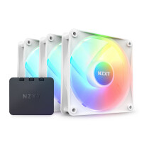 NZXT F120 Core RGB, Ventilator, 12 cm, 500 RPM, 1800 RPM, 33,88 dB, Weiß